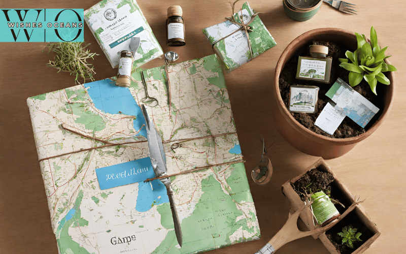 Gardening Kit and Personalized Map gifts