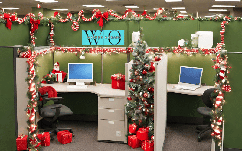 christmas cubicle decorating ideas for office