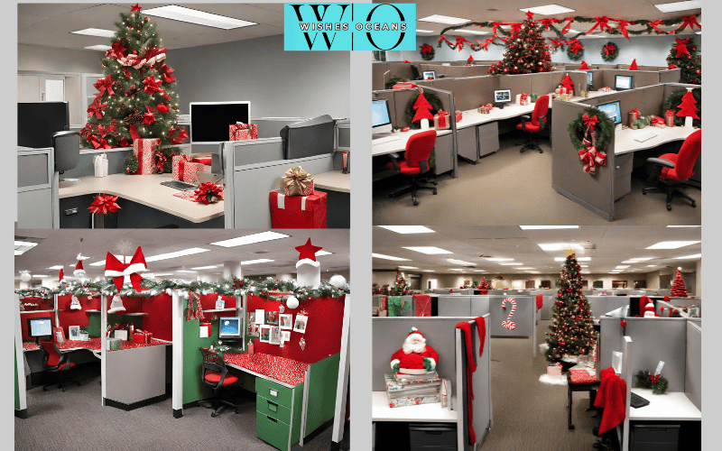 christmas cubicle decorating ideas